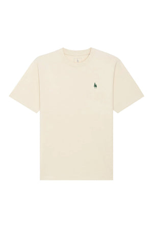 Tricou unisex Friz, Logo Brodat – Natural Raw – față