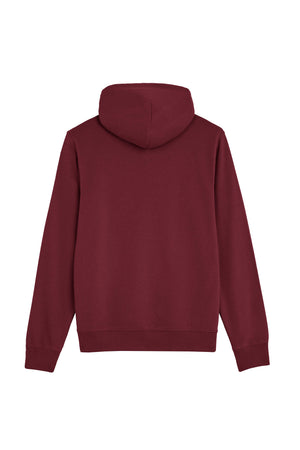 Hanorac subtire unisex Arco, print Logo Empath – Burgundy – spate