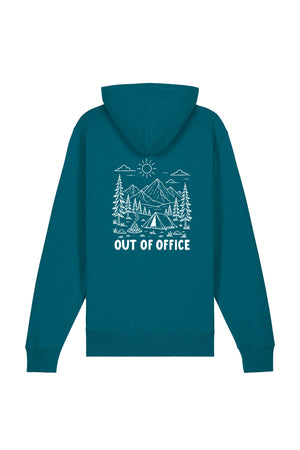 Hanorac subtire unisex Arco, print Out of office, Ocean Depth - spate