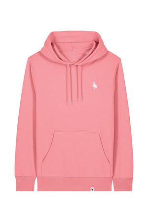Hanorac subtire unisex Arco, print Logo Empath – Pink Joy – față
