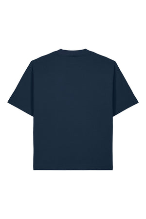 Tricou Arkon print Perfect View French Navy - spate