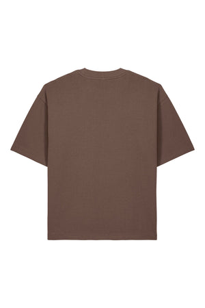 Tricou Arkon print Designed with love for Mother Earth Mocha - spate