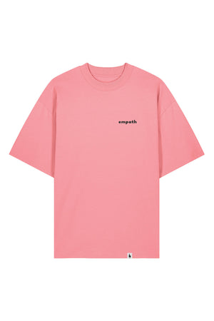 Tricou Blaro print Not all those who wander are lost Pink Joy - fata