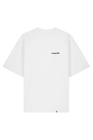 Tricou Blaro print Not all those who wander are lost Alb - fata