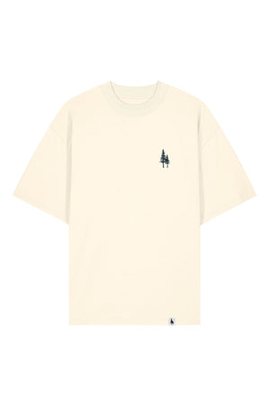 Tricou unisex Blaro, print Logo Empath – Cream – față