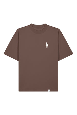 Tricou unisex Blaro, print Logo Empath – Mocha – față