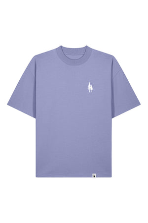 Tricou unisex Blaro, print Logo Empath – Violet – față