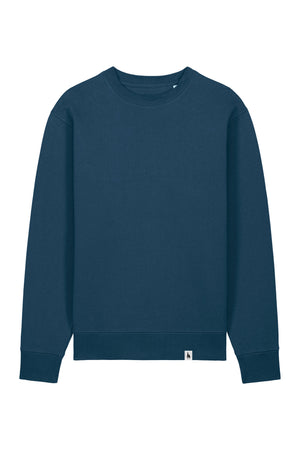 Bluza unisex Chester, model simplu – Deep Teal – față