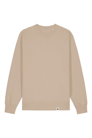 Bluza unisex Chester, model simplu – Desert Dust – față