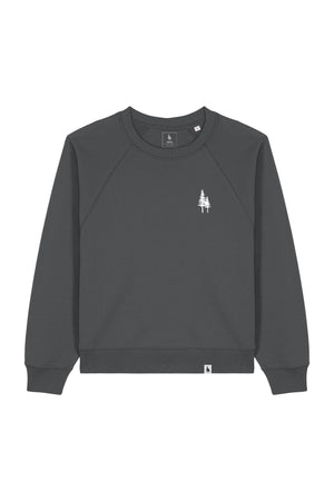 Bluza dama Clara, print Logo Empath – Anthracite – față