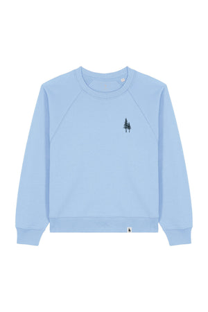 Bluza dama Clara, print Logo Empath – Blue Soul – față
