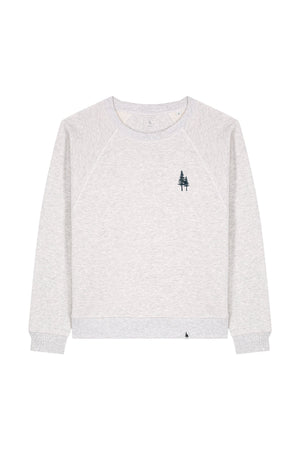 Bluza dama Clara, print Logo Empath – Cool Heather Grey – față