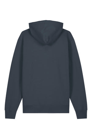 Hanorac premium unisex Cruz, Logo Brodat – India Ink Grey – spate