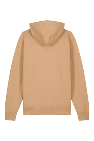 Hanorac premium unisex Cruz, Logo Brodat – Latte – spate