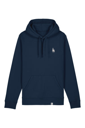 Hanorac unisex Drum, print Logo Empath – French Navy – față