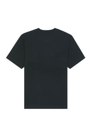 Tricou unisex Friz, model simplu – Negru – spate
