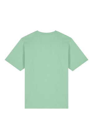 Tricou unisex Friz, model simplu – Misty Jade – spate