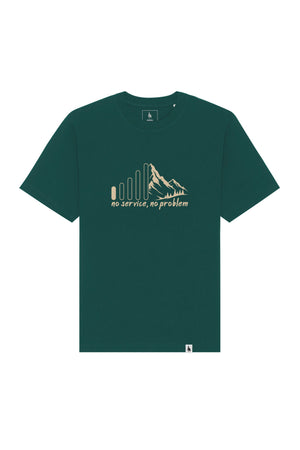 Tricou Friz print No Service Glazed Green - fata