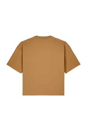Tricou Hyro print Logo Empath Grounded Beige - spate