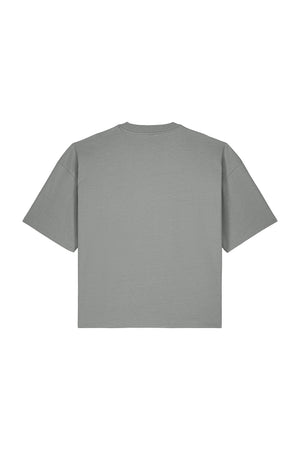 Tricou Hyro print Logo Empath Misty Grey - spate