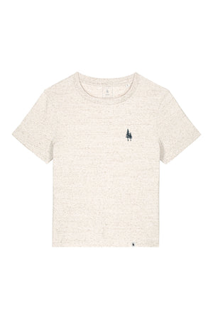 Tricou dama Mura, print Logo Empath – Eco Heather – față
