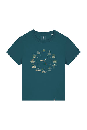 Tricou dama Mura, print Time to, Stargazer - față
