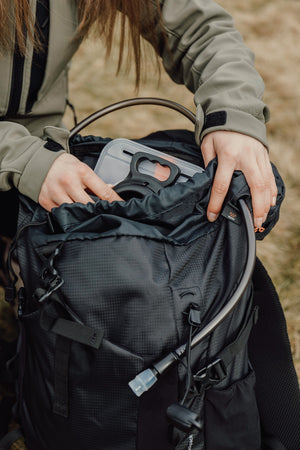 Rucsac drumeție Nordic Drift Trail RCS, 33L - compartiment pentru sistem de hidratare
