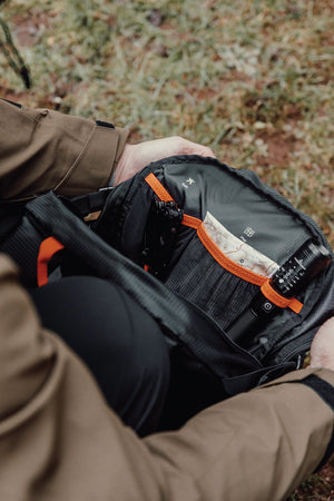 Rucsac drumeție Nordic Drift Trail RCS, 24L - compartiment principal deschis