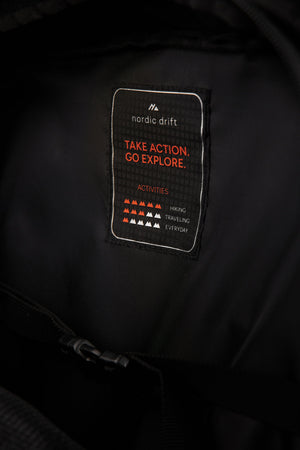 Rucsac de voiaj Nordic Drift RCS, 25L - etichetă interioară Nordic Drift