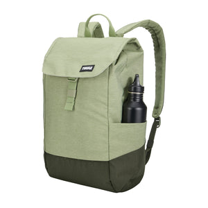 Rucsac laptop Thule Lithos, 16L - Verde, buzunar lateral pentru sticla de apă