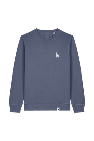 Bluza unisex Rolan, print Logo Empath – Blue Grey – față