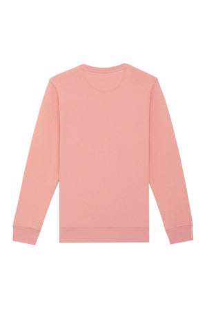 Bluza unisex Rolan, print Logo Empath – Canyon Pink – spate