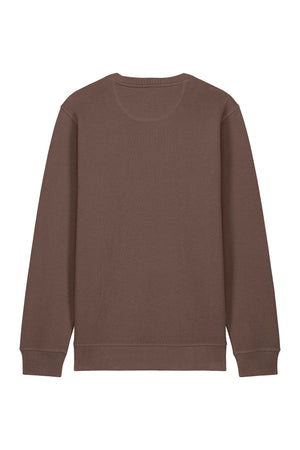 Bluza unisex Rolan, print Logo Empath – Mocha – spate
