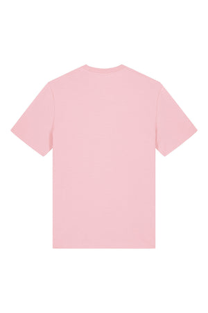 Tricou unisex Sting, print Line art nature, Cotton Pink - spate