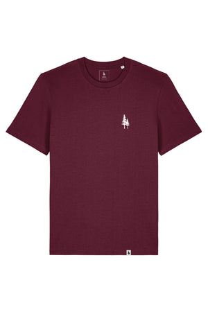 Tricou unisex Sting, print logo Empath – Deep Plum – față