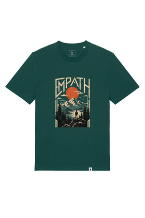 Tricou unisex Sting, print Explorer, Glazed Green - față
