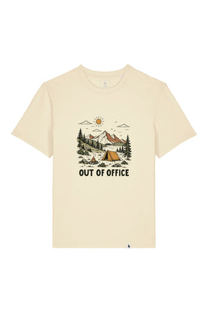 Tricou unisex Sting, print Out of Office, Honey Paper - față