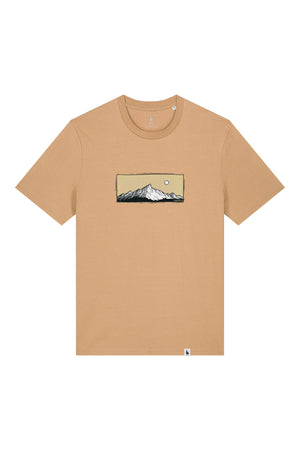 Tricou unisex Sting, print Perfect view, Latte - față