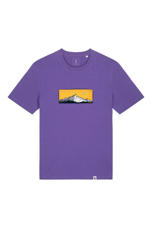Tricou unisex Sting, print Perfect view, Purple - față