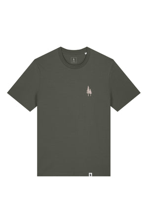 Tricou unisex Sting, print logo Empath – Khaki – față