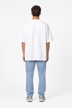 Tricou Blaro Alb - model spate