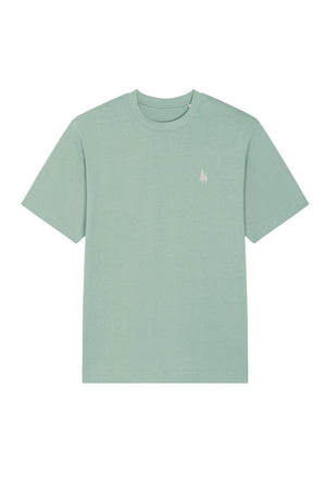 Tricou unisex Friz, Logo Brodat – Aloe – față