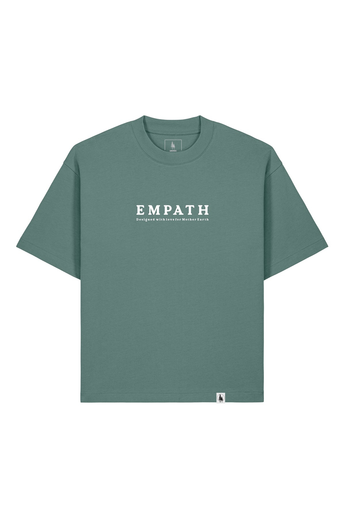 Tricou Arkon print Designed with love for Mother Earth Green Bay - fata