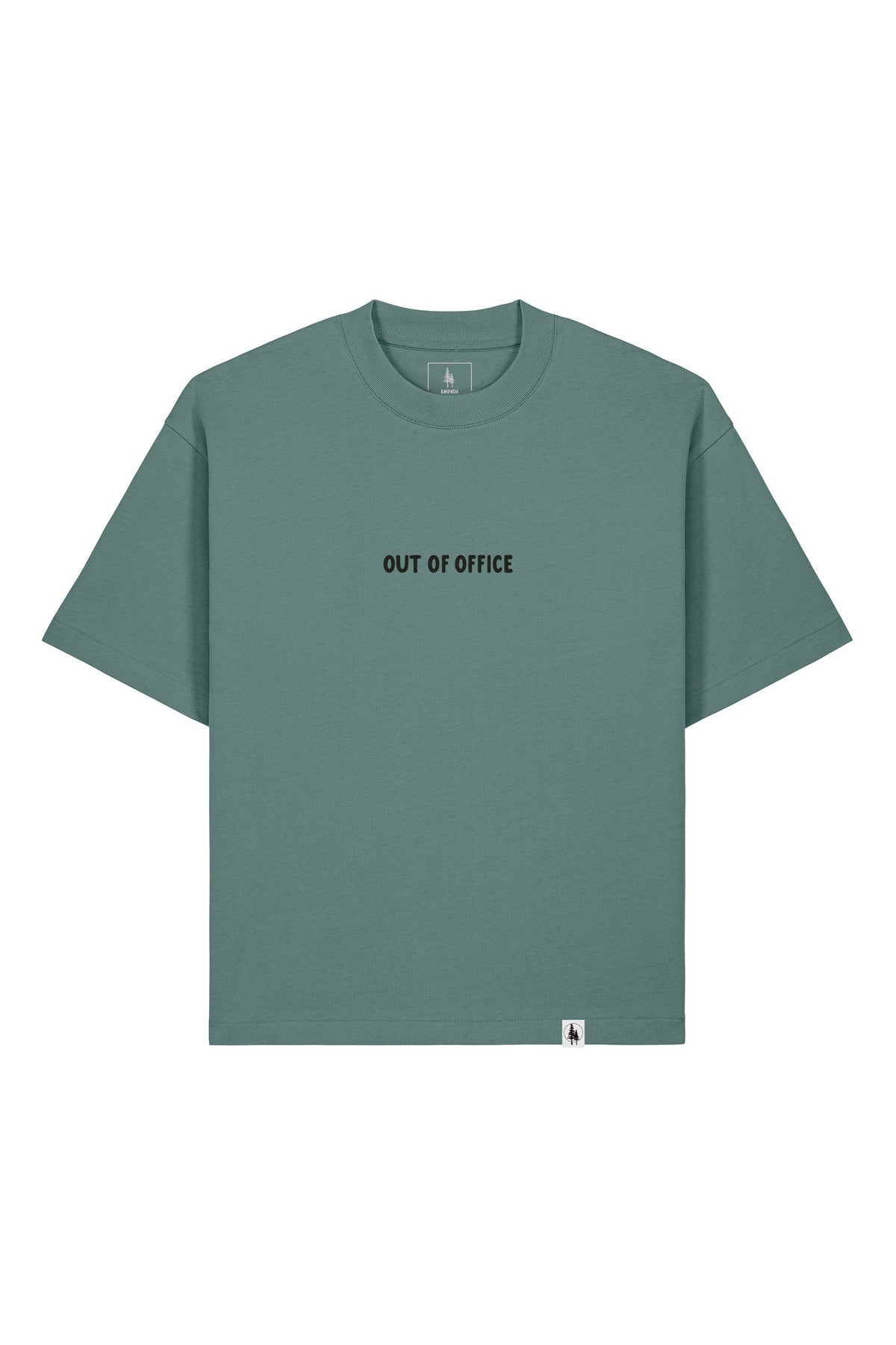 Tricou Arkon print Out of Office Green Bay - fata