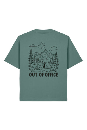 Tricou Arkon print Out of Office Green Bay - spate