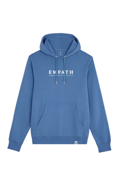 Hanorac subtire unisex Arco, print Mother earth, Bright Blue - față