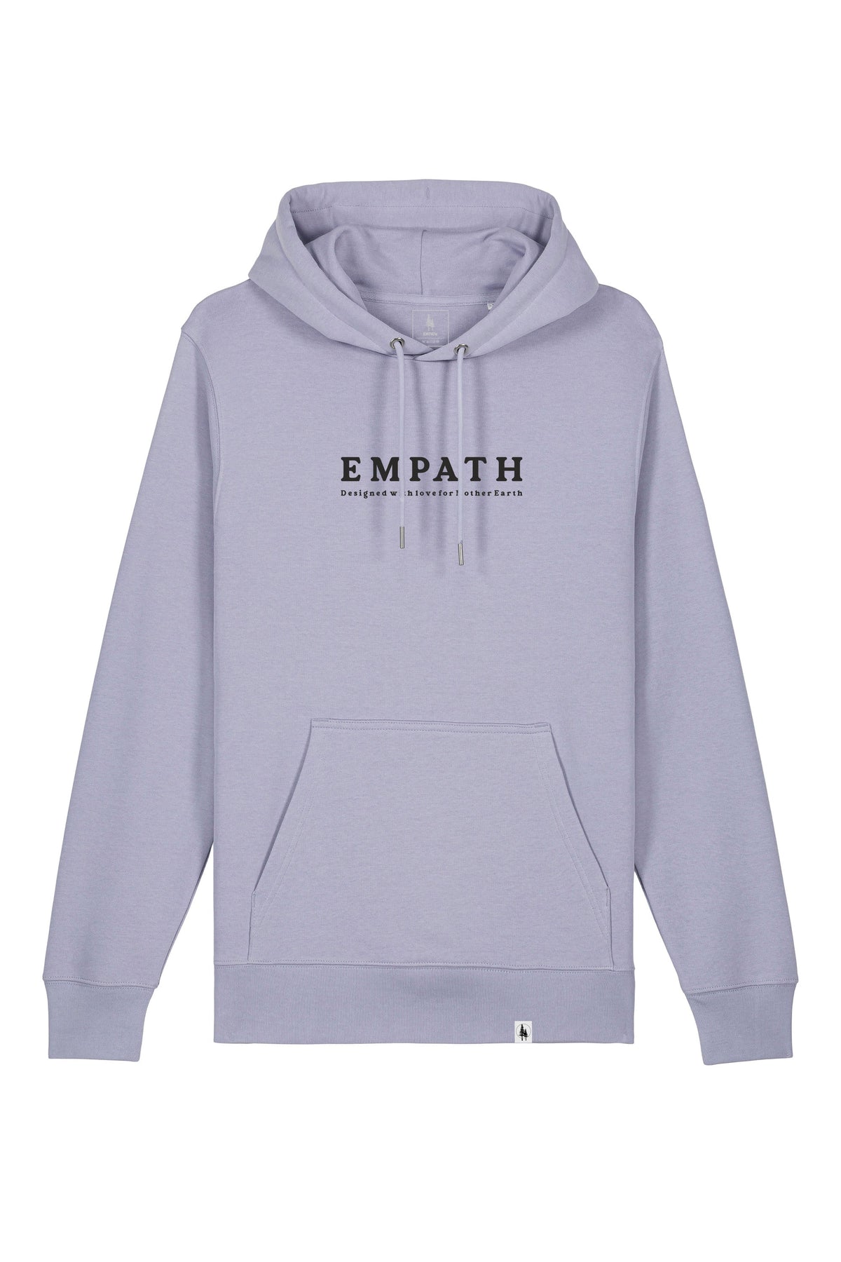 Hanorac subtire unisex Arco, print Mother earth, Lavender - față
