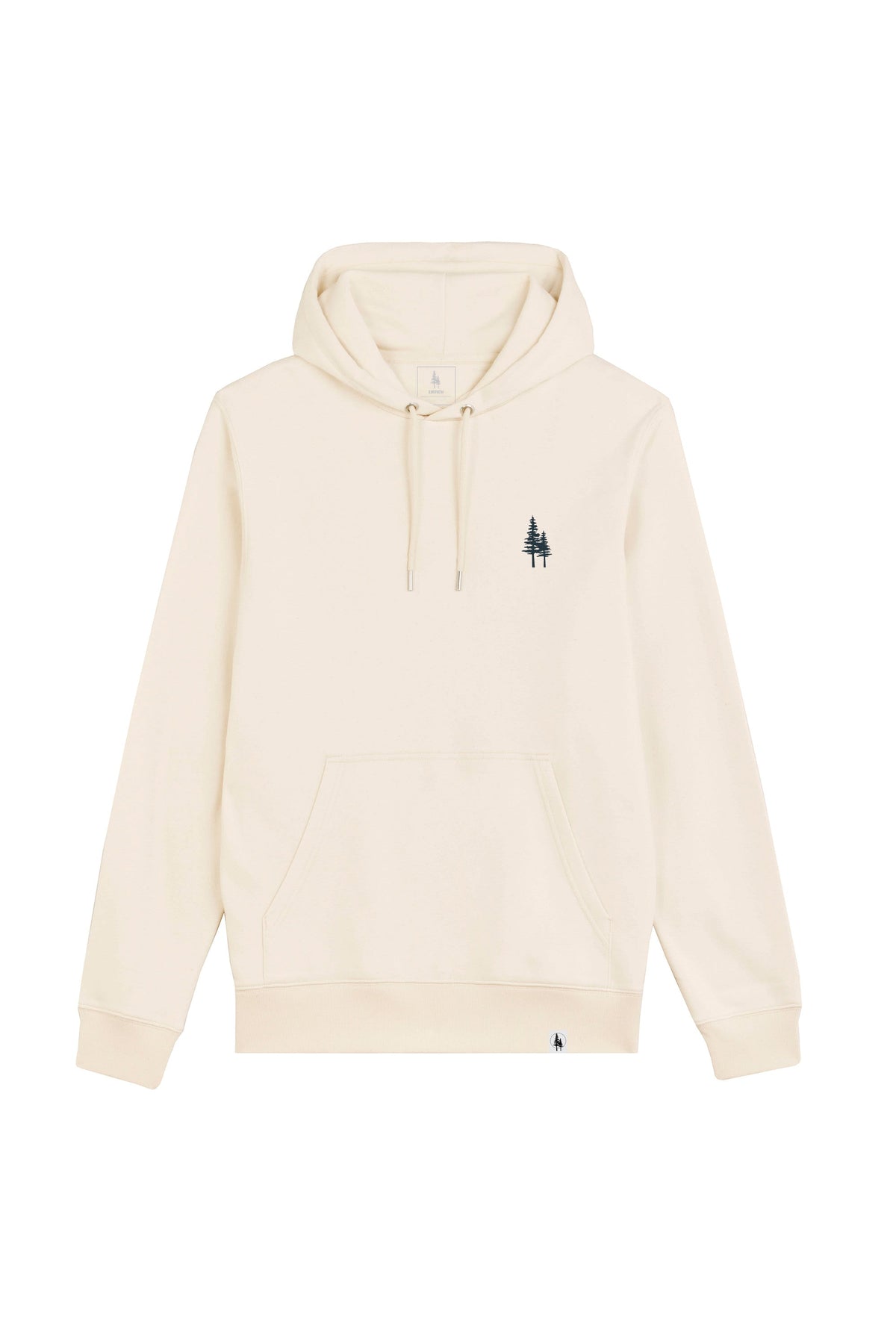 Hanorac subtire unisex Arco, print Logo Empath – Natural Raw – față