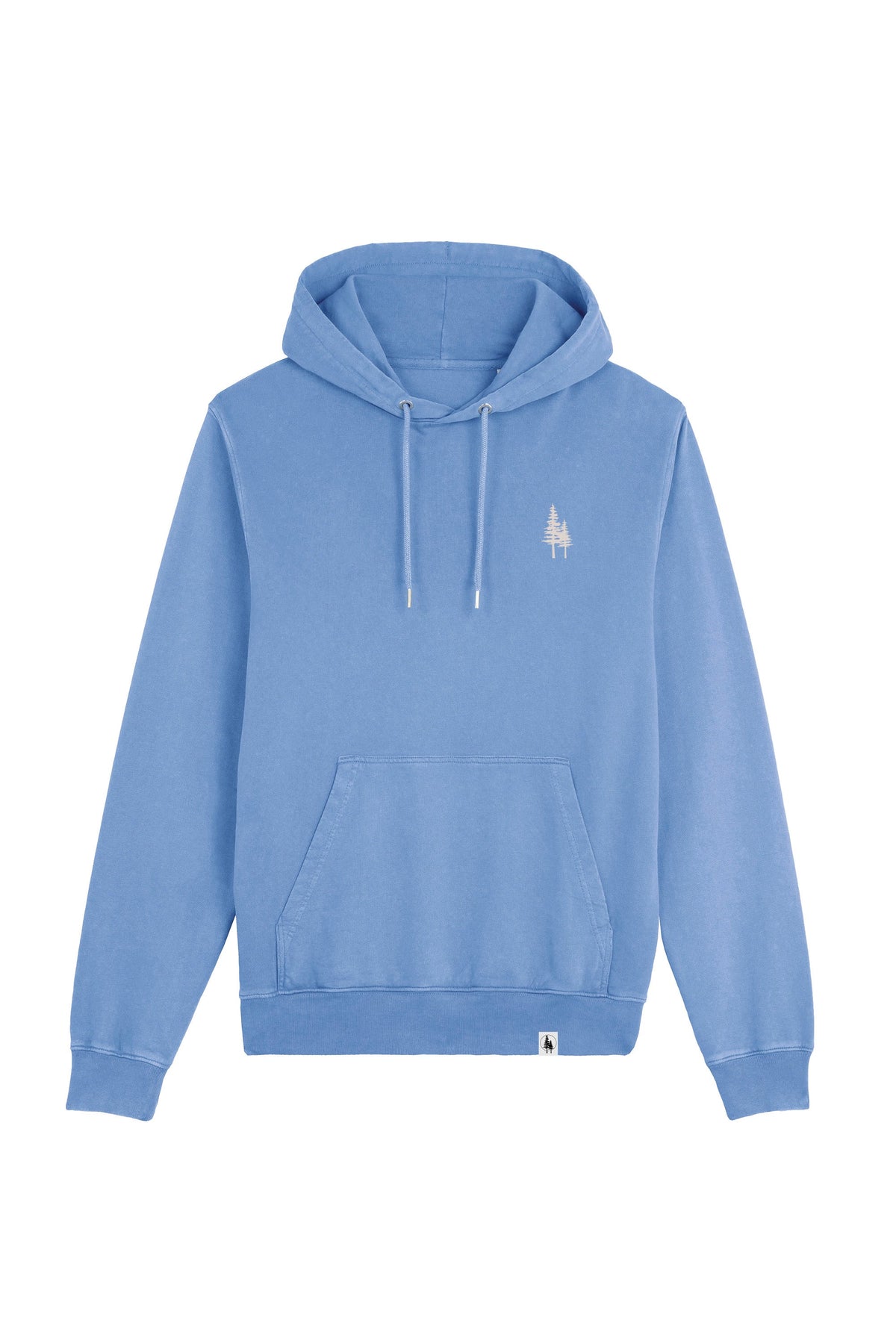 Hanorac unisex Arco Vintage, print Logo Empath – G. Dyed Swimmer Blue – față