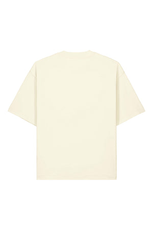Tricou Arkon print Perfect View Cream - spate